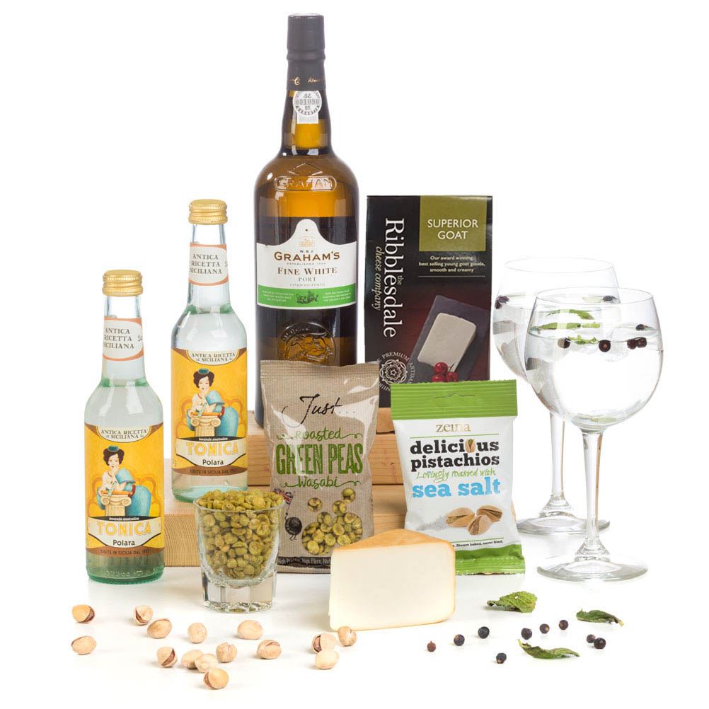 White Port and Tonic Gift Hamper set